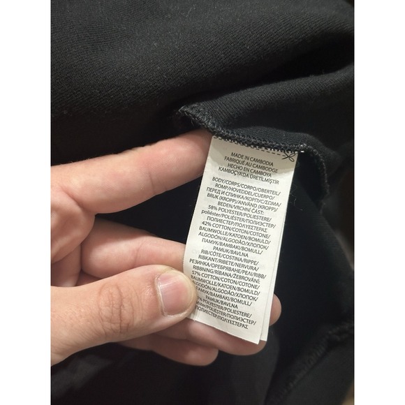 Polo Ralph Lauren Big Pony Felt Logo Pullover Hoodie Mens 2XL Sweatshirt Black - Picture 10 of 10